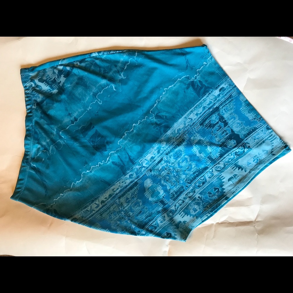 Blue Handkerchief Skirt